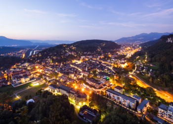 Feldkirch vom Stadtschroffen aus