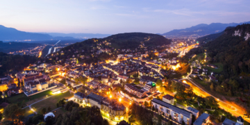 Feldkirch vom Stadtschroffen aus. Foto: Stadt