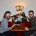 Thomas Rauch und Alexander Ess im geschichtsträchtigen Café Bildstein in Feldkirch