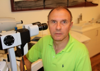 Optometrist Helmut Bucher