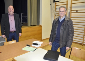 Bürgermeister Thomas Pinter und Finanzreferent Dr. Heribert Zöhrer.