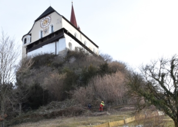 Ein bekannter Pilgerort in Gsiberg ist die Rankweiler Basilika. © Marktgemeinde Rankweil