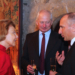 Fürstin Marie mit Gemahl Hans-Adam II. und Ex-Regierungschef Adrian Hasler am Geburtstag 2015. © Bandi Koeck
