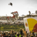 Winners DIE FLUEGELMUETTER perform during the Red Bull Flugtag 2021 in Vienna, Austria on September 26, 2021