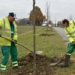 Baumpflanzung am Radweg Madlüns in Brederis © Marktgemeinde Rankweil