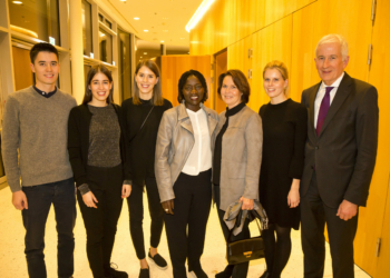 Ein Bild vom Neujahrsempfang 2019 mit Auma Obama, der Schwester des ehem. Präsidenten Barack Obama im Montforthaus Feldkirch