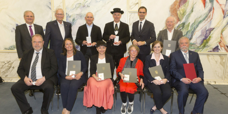 Bregenz am 18.8.2022  LPS 2022 - 10872 LH Markus Wallner Empfang, Landes und Bundesauszeichnungen an verdientePersoenlichkeiten.