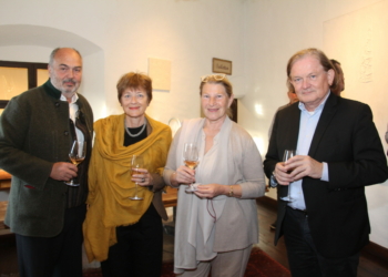 Matthias Scheyer, Linette Eatn, Jutta Scheyer und Franz Wantl. © B. Koeck