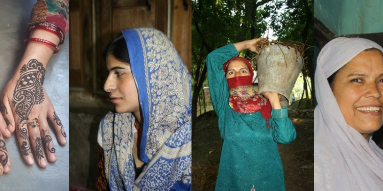 Frauen in Kashmir. © Cornelia Caldonazzi