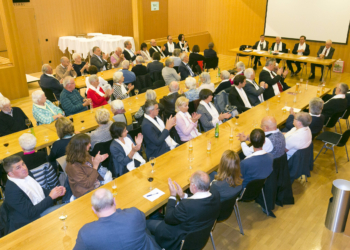 Goetzis am 29.9.2022  Versammlung Bruderschaft Arbogast, alte Kirche Goetzis, AMBach Generalversammlung, Reden von Guenter Vonblon, Wolfgang Tuertscher, Armin Bell, Werner Huber, Generalvikar Hubert Lenz, Pfarrer Rainer Buehel,