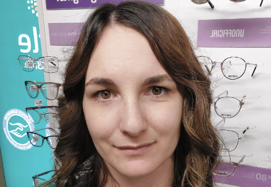 Filialleiterin bei Pearle Dornbirn, Nadine Brunner