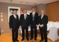 Vereinsvorstand von links nach rechts Kassier Peter Latzel, Obmann-Stellvertreter Rudolf Schäfer, Obmann Peter Stadler, Schriftführer Werner Latzel