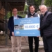 v.l. Stadtrat Benedikt König, GF Lukas Debortoli, Wildpark-Präsident Wolfgang Burtscher