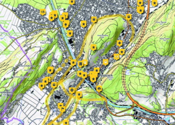 Aktuelle Bauprojekte. Bild: Stadt Feldkirch