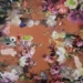 Johan Jansen - Blumenbeet #22, Öl auf Kupfer, 100x100 cm, 2023