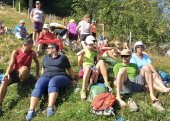 Ein biblisches Bild wie bei der Bergpredigt. Fotos: SV Tisis