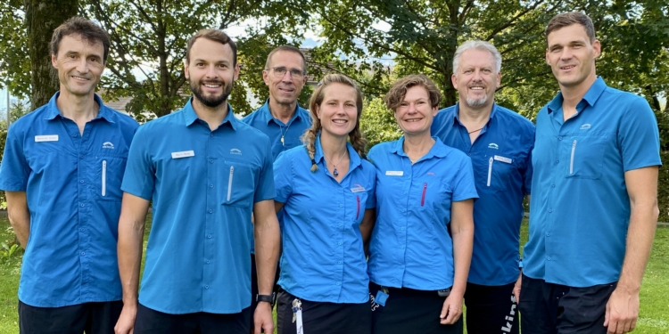Das tolle Team des SZU-Hallenbads. Bild: Bandi Koeck