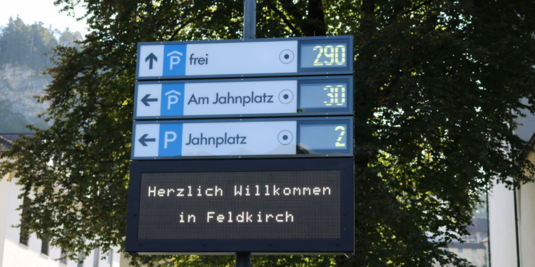Das neue Parkleitsystem ist bereits in Betrieb. Foto: Stadt