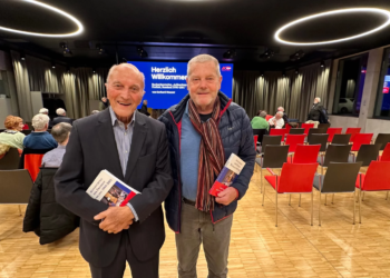 Gerhard Wanner mit Kurt Tschegg. Fotos: Helmut Köck