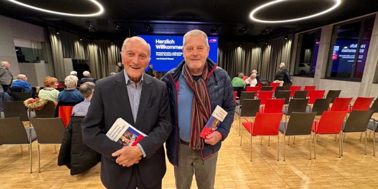 Gerhard Wanner mit Kurt Tschegg. Fotos: Helmut Köck