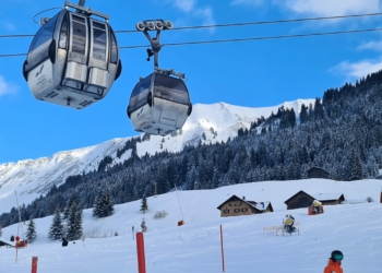 Doppelkabine. Fotos: Oberstdorf Kleinwalsertal Bergbahnen