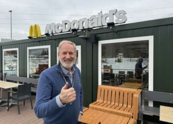 Mc Donald`s Vorarlberg GF Loek Versluis in Nüziders. Fotos: Bandi Koeck