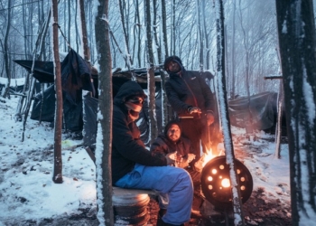 Winter in Bosnien. Bilder: Flüchtlingshilfe