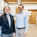 Rhesi-Gesamtprojektleiter Markus Mähr informiert über die bevorstehenden Möglichkeiten für die Bevölkerung, sich zum aktuellen Stand der Projektplanung zu informieren und Rückmeldungen abzugeben. Foto: Sams