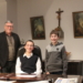 Jung-BGM Efe und Jung-Vize-BGM Dominik sind bereits seit Oktober im Amt und konnten den Kostenvoranschlag der Kinderstadtvertretung für 2024 vorstellen. © Stadt Feldkirch