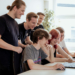 Das Team der HAK Bregenz gewann mit dem Abrechnungstool „voltiqo“ den digBiz Award 2023 in der Vorausscheidung. Foto: Fusonic