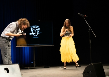 Samuel B. Rhomberg und Ines Strohmaier. Foto: TAS