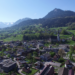 Drohnenbild des Frastanzer Ortszentrum. Bild: Matthias Decker