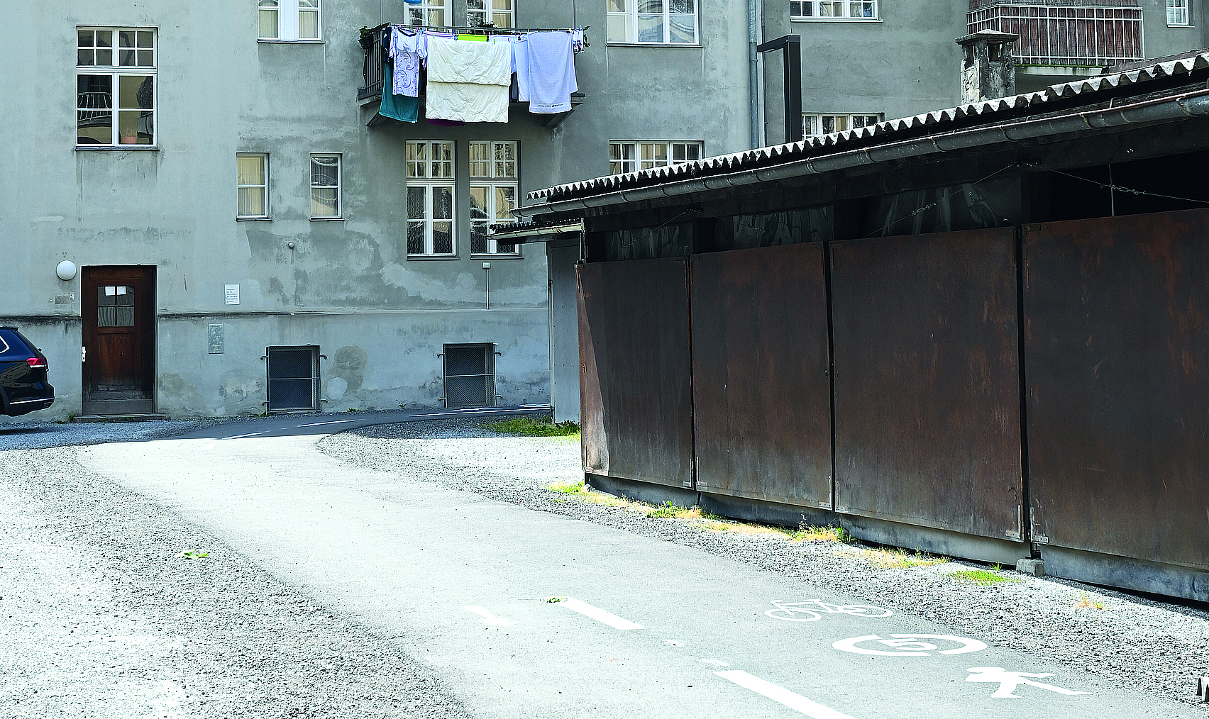 Innenhof Gilmstraße und Graf-Hugo-Wuhrgang © Stadt Feldkirch