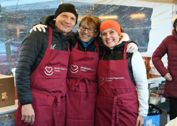 Josef Bayr, Susanne Finzgar und Anita Grass vom KPV Tosters. Fotos: Verein