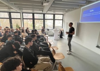 Der Cybersecurity-Vortrag an der hak has fk. Fotos: Schule