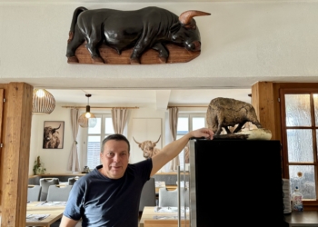 Tito Montero in seinem Torro Loco in Schlins. Foto: Bandi Koeck