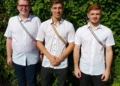 Die wiedergewählten Chargen: Florian Gruber, Tobias Ender und Simon Ender.