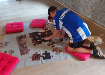 Puzzlezeit im Museum Schattenburg.