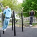 Beliebt bei Jugendlichen: die neue Calisthenics-Anlage am Holzplatz Rankweil © Marktgemeinde Rankweil