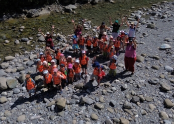 Spaß hatten auch die Kinder des Kindergarten Merowinger. © Marktgemeinde Rankweil/Bernd Oswald