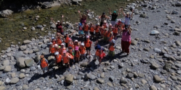 Spaß hatten auch die Kinder des Kindergarten Merowinger. © Marktgemeinde Rankweil/Bernd Oswald
