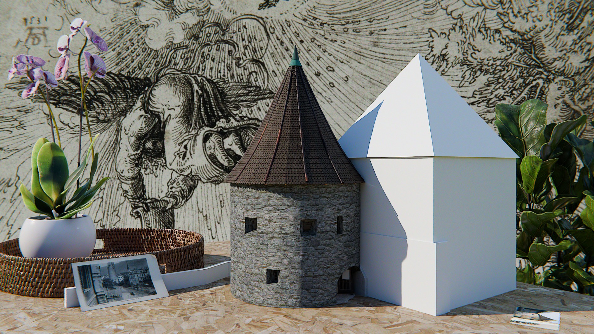 Der Turm ist das Objekt © Enrico Zago