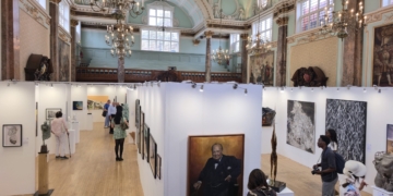 Karl Pont bei der London Art Biennale 2025. Fotos: Privat