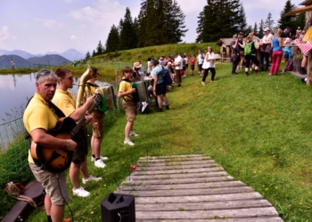 Die Genusswanderung „Running Alpschwein“ hat auch heuer viel Alpenkulinarik zu bieten. © Marktgemeinde Rankweil/Oswald