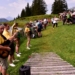 Die Genusswanderung „Running Alpschwein“ hat auch heuer viel Alpenkulinarik zu bieten. © Marktgemeinde Rankweil/Oswald