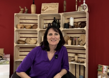 Eliane Vogt in ihrem Ernährungs- und Bewegungsstudio in Mauren. Foto: Bandi Koeck