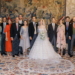 Die Familien Maduro Vollmer und von und zu Liechtenstein mit dem Brautpaar auf Schloss Vaduz. Quelle: Fürstenhaus/Iconolcash Photography