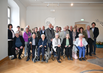 Bürgermeister Rädler konnte zwölf Paaren persönlich zum Ehejubiläum gratulieren. Foto: Stadt Feldkirch