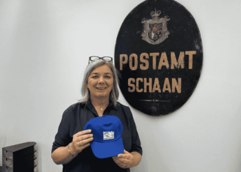Christine Böhmwalder von Philatelie Liechtenstein in Schaan. Foto: Bandi Koeck