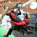 Kletterspezialisten mit Equipment von Eder. Foto: Messe Friedrichshafen